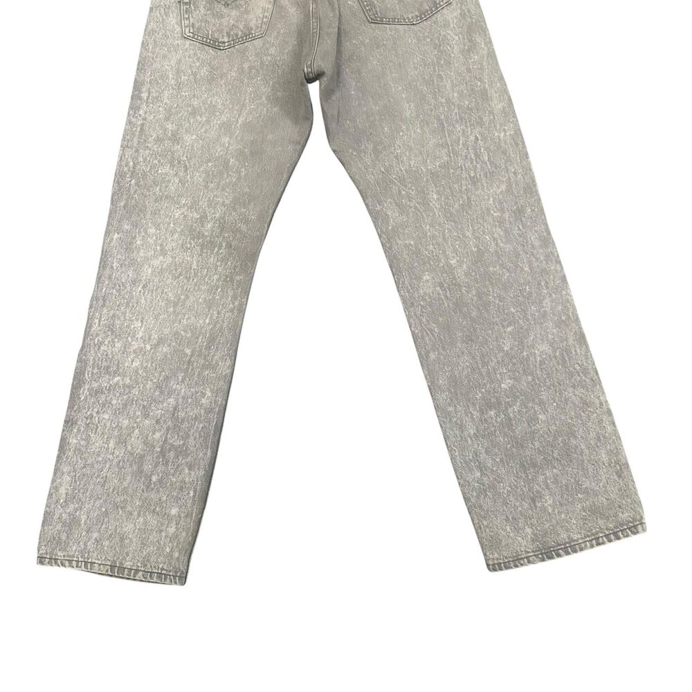 Vintage Levis 501 Jeans Mens 33x29 Gray Acid Wash Button Fly Made in USA 80s - Picture 10 of 12